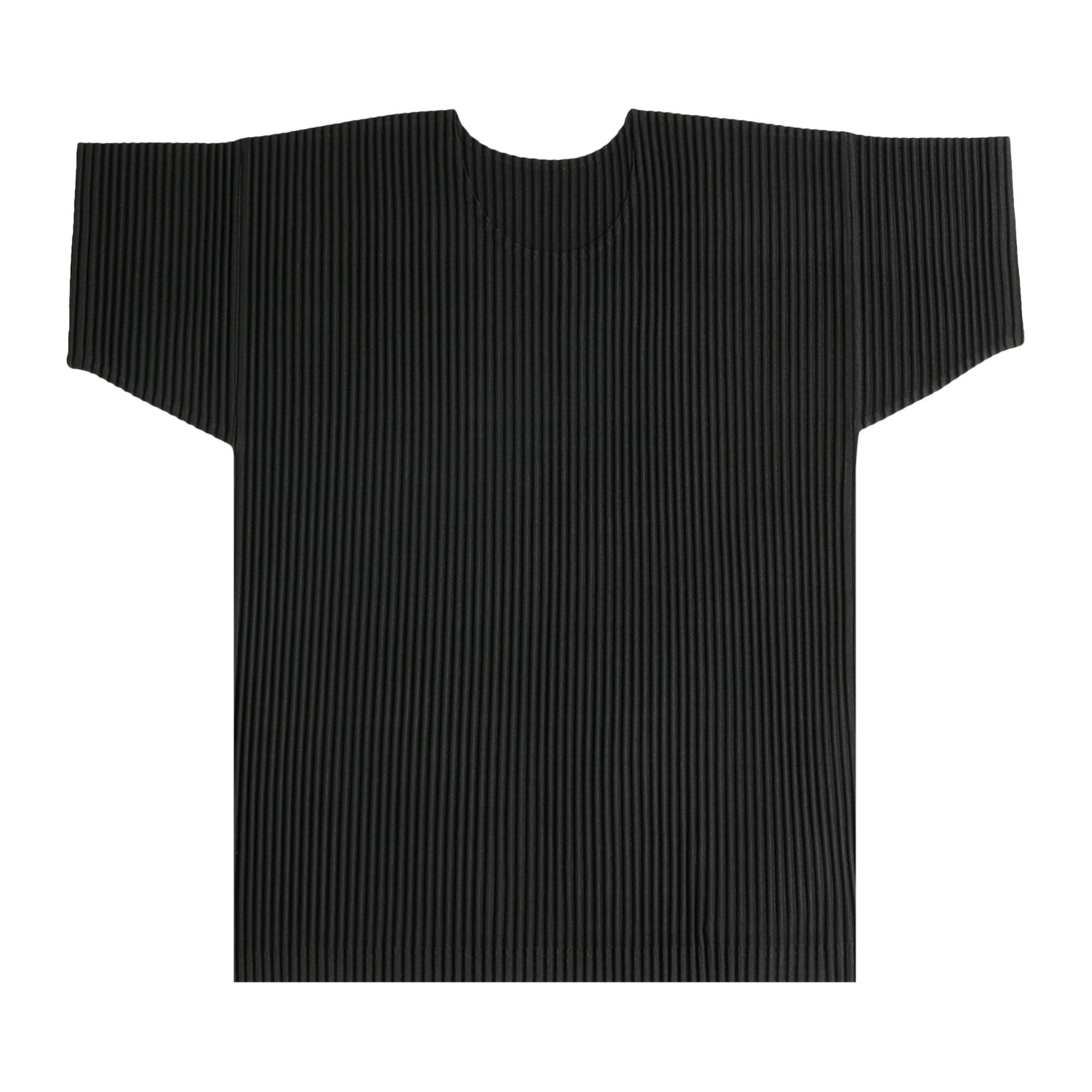 HOMME PLISSE ISSEY MIYAKE｜ (HP57JK520 15) Buy Homme Plissé Issey Miyake Basics T-Shirt 'Black