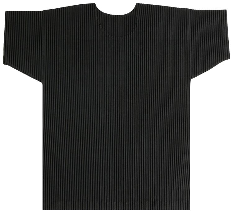 Homme Plisse Issey Miyake Basics T Shirt Black