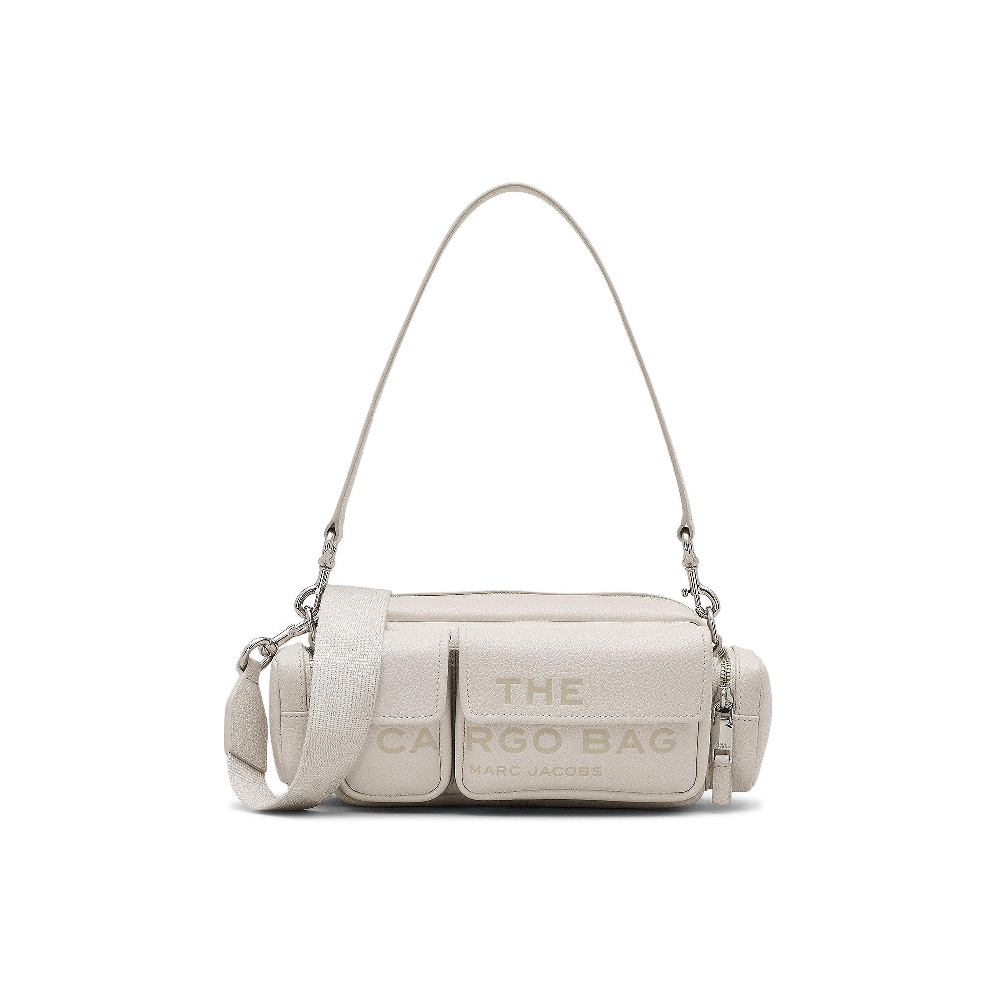 Buy Marc Jacobs Leather Cargo Shoulder Bag 'Cotton/Sil