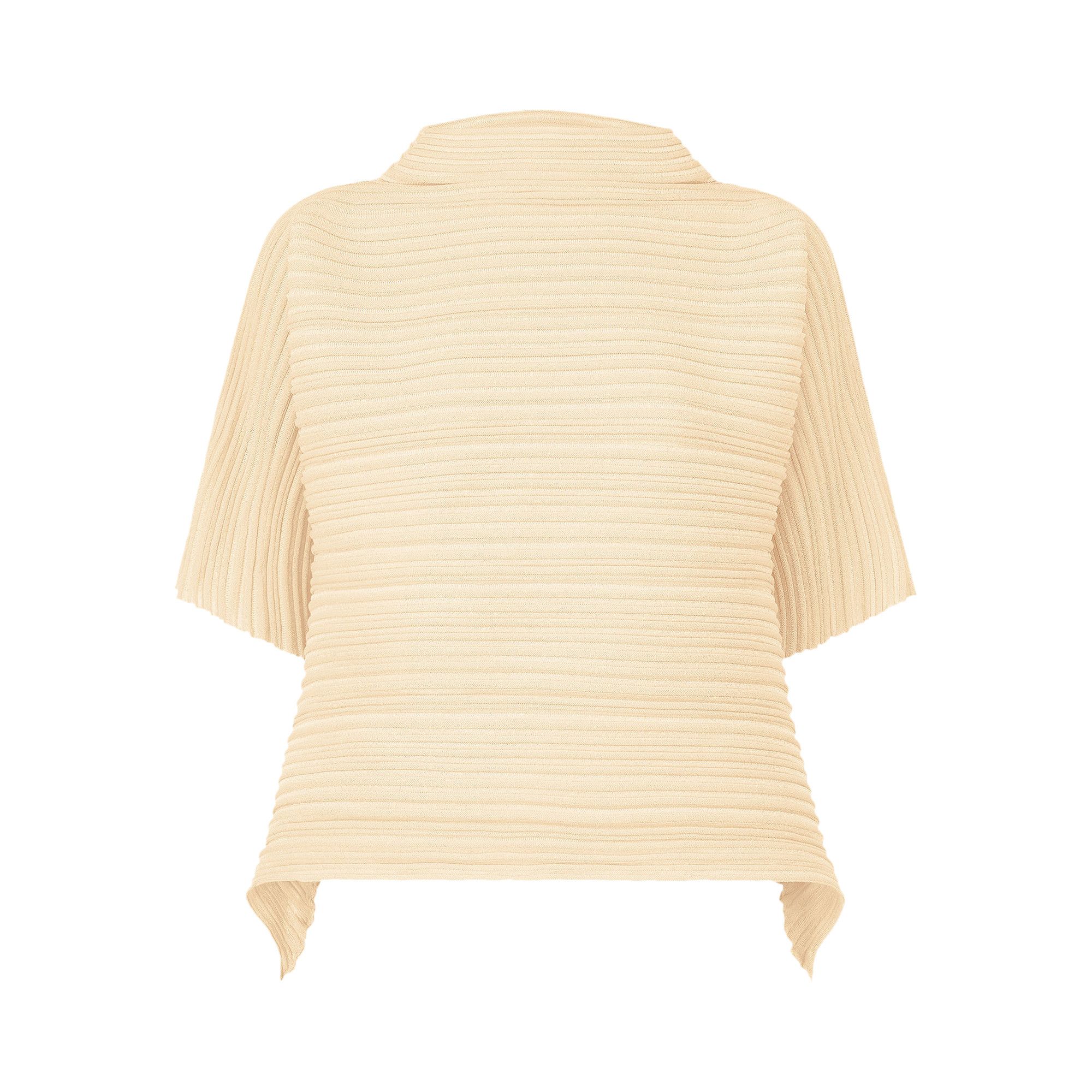 定価以下PLEATSPLEASE ISSEY MIYAKE BEIGE KNIT JIGGLY KNIT Top Beige – ISSEY MIYAKE EU