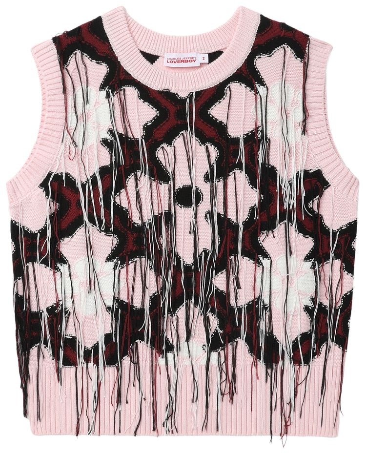 Charles Jeffrey Loverboy Guddle Vest Pink