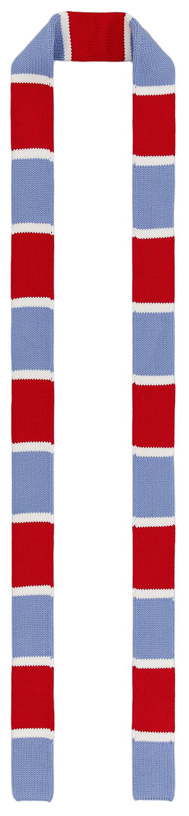 Charles Jeffrey Loverboy Skinny Scarf RedBlue Stripe