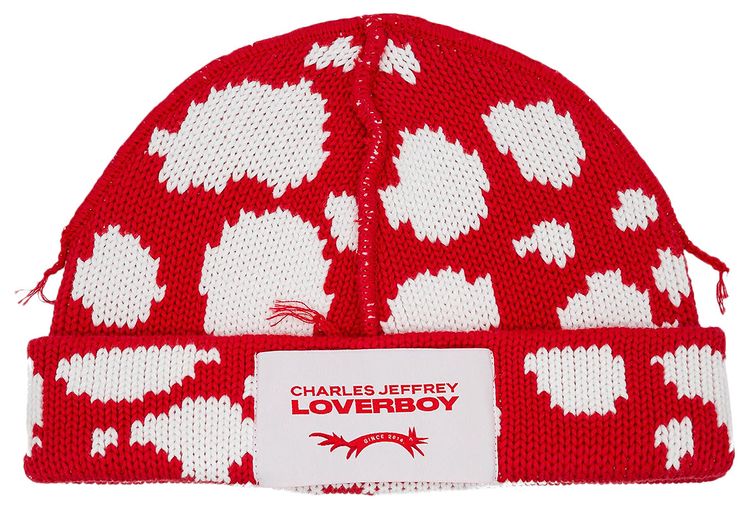 Charles Jeffrey Loverboy Loverboy Beanie RedWhite Polka Dot