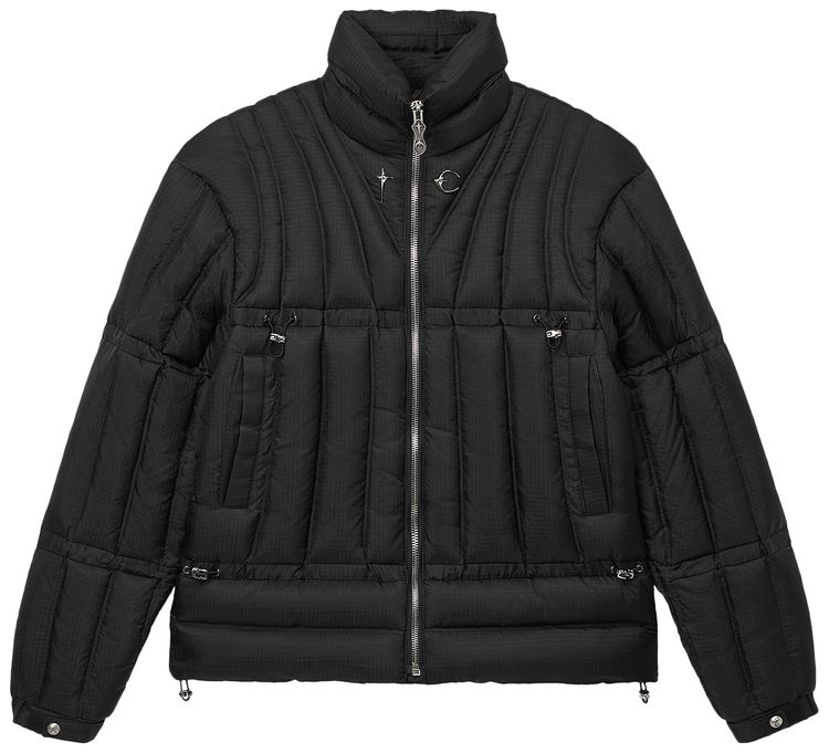 Thug Club War Life Down Jacket Black