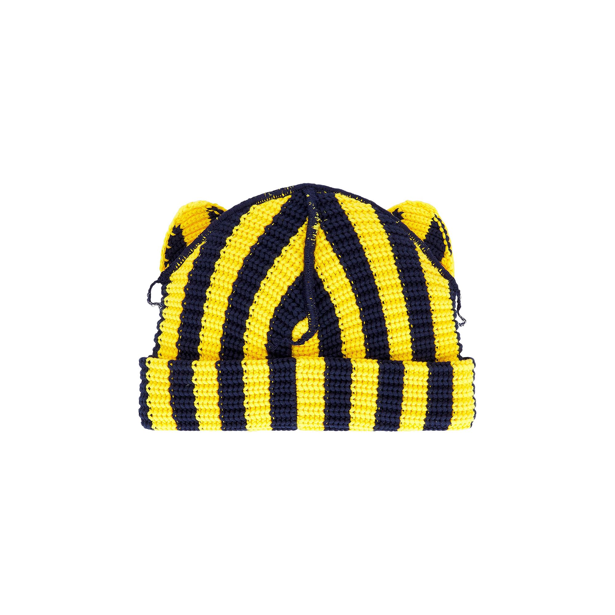 Buy Charles Jeffrey Loverboy Chunky Ears Beanie 'Yellow/Navy