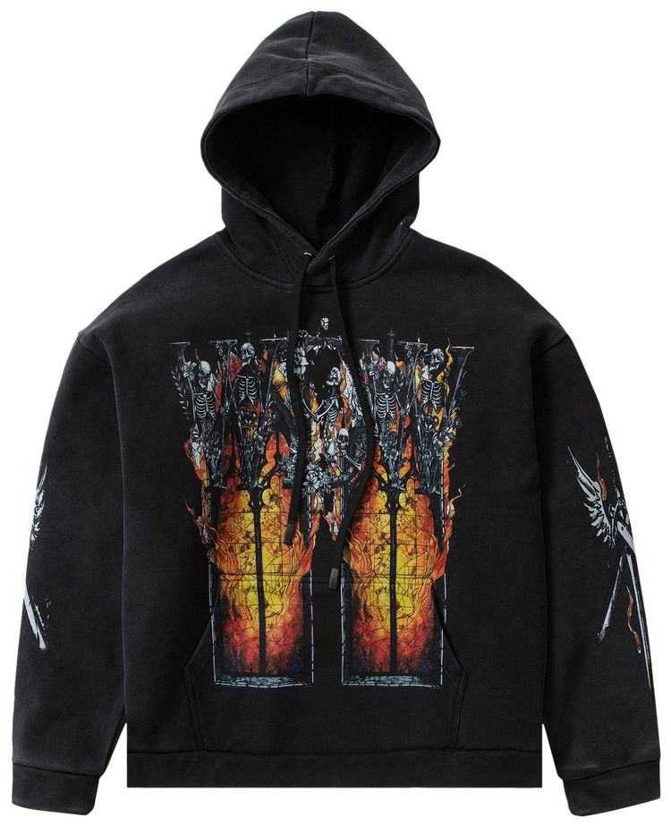 Who Decides War Ember Chapel Hooded Pullover Black