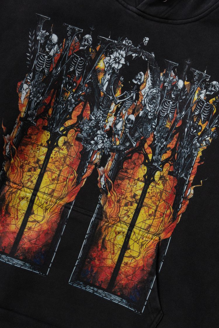 Who Decides War Ember Chapel Hooded Pullover Black