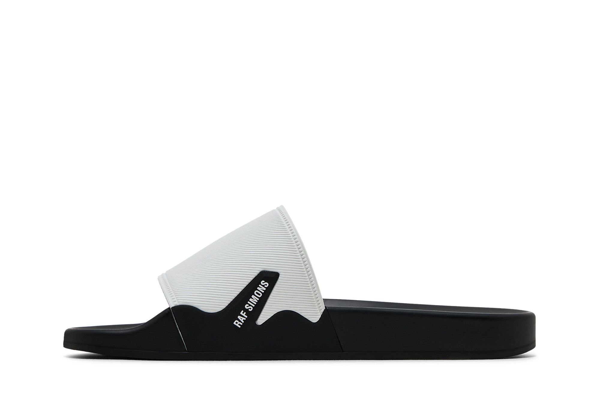 Buy Raf Simons Astra Slide 'White Black' - HR810001S 0062 | GOAT
