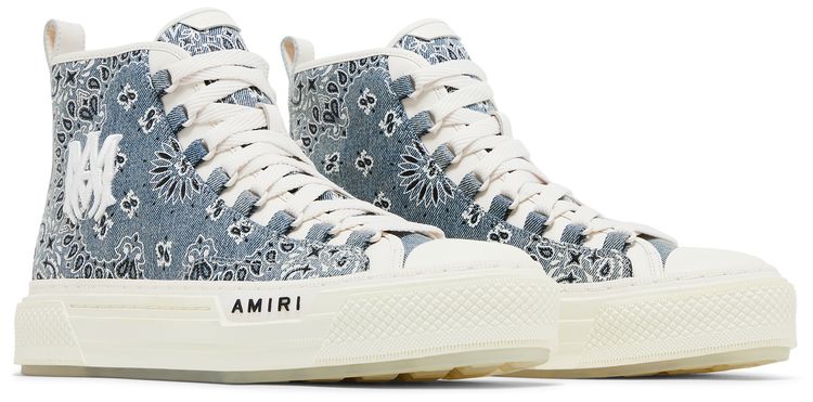 Amiri Court High Bandana   Clay Indigo
