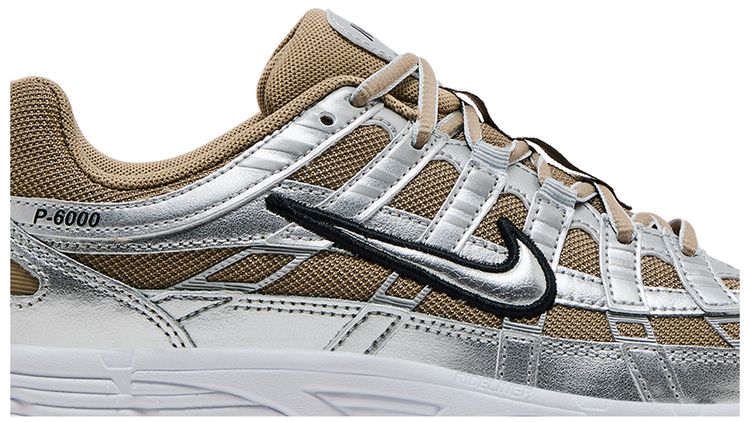 Nike P 6000 Khaki Metallic Silver