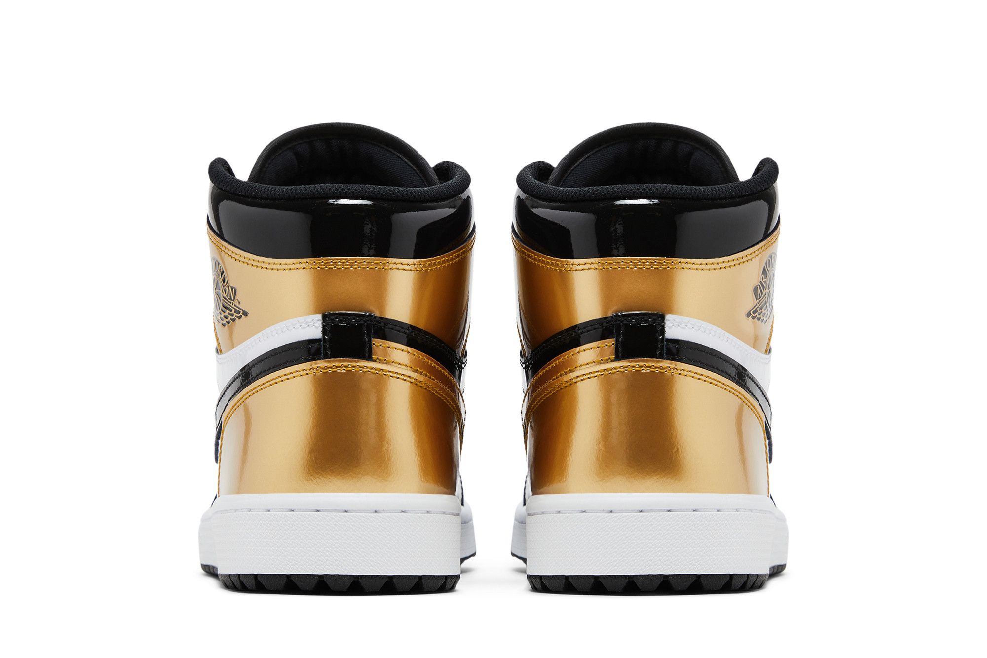 ⭐︎新品.未使用.完売品.JORDAN1.HIGH.GOLF.ゴルフ.ゴールドトゥ The Air Jordan 1 High Golf Patent Gold Toe Releases December 2024