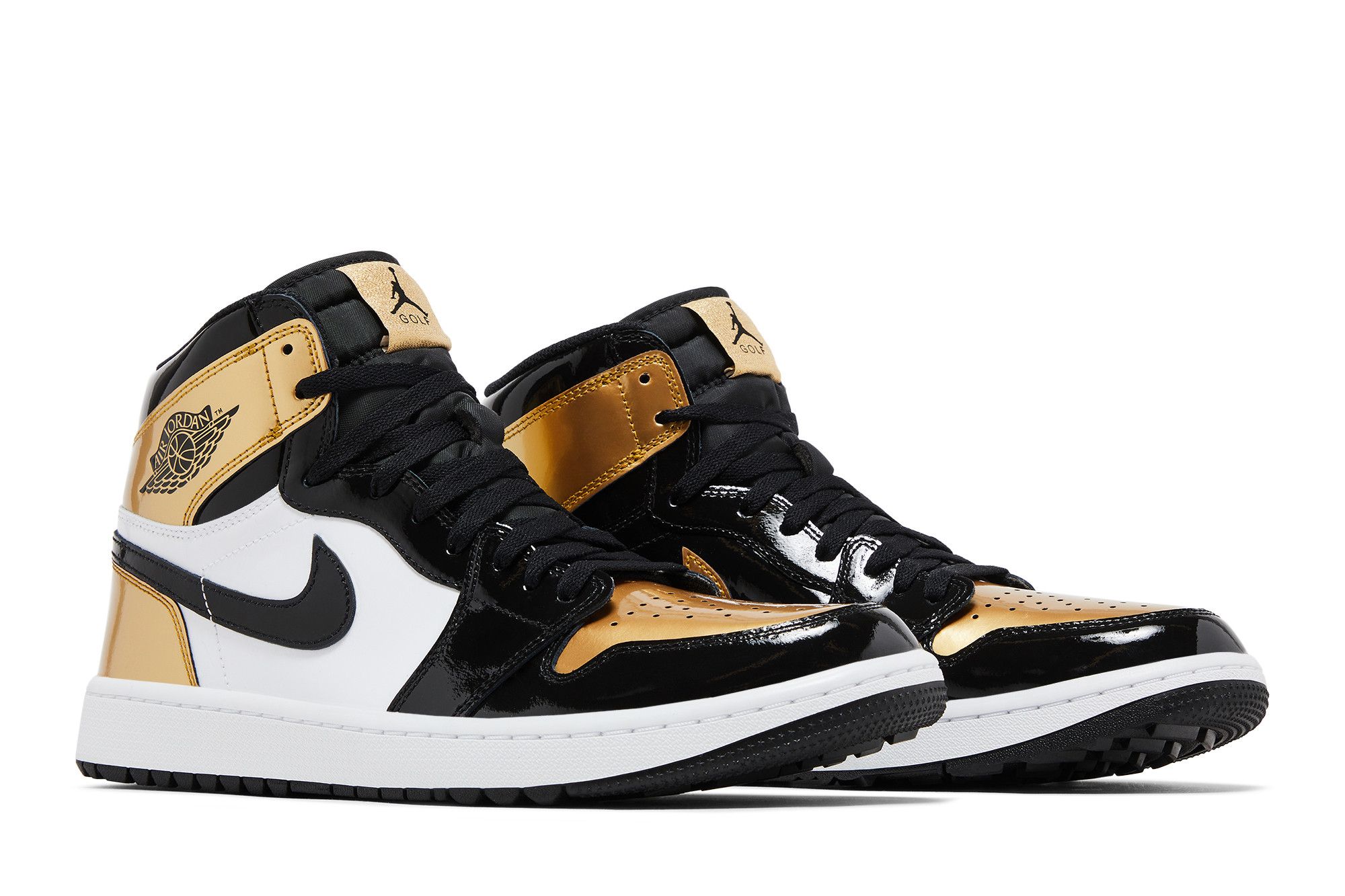 ⭐︎新品.未使用.完売品.JORDAN1.HIGH.GOLF.ゴルフ.ゴールドトゥ Buy Air Jordan 1 High Golf 'Gold Toe' - DQ0660 002 | GOAT