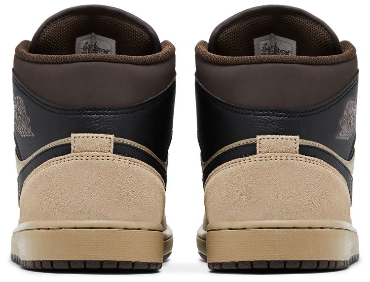Air Jordan 1 Mid Khaki Black