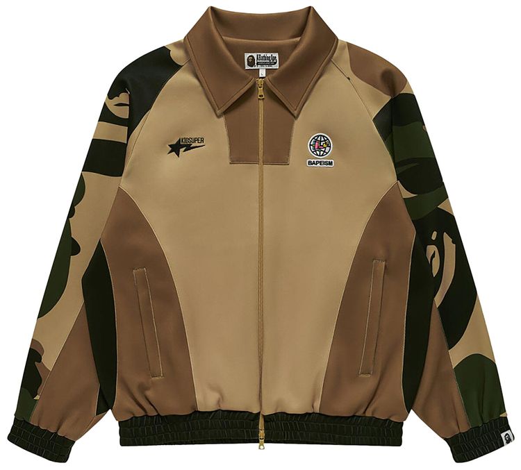 BAPE x KidSuper Patchwork Track Jacket Green
