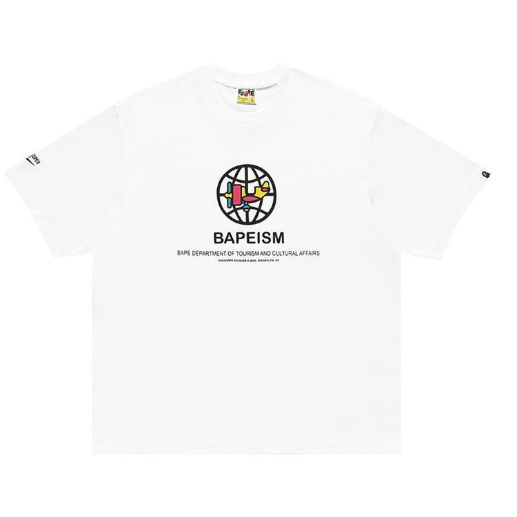 BAPE x KidSuper Bapeism Logo Tee White