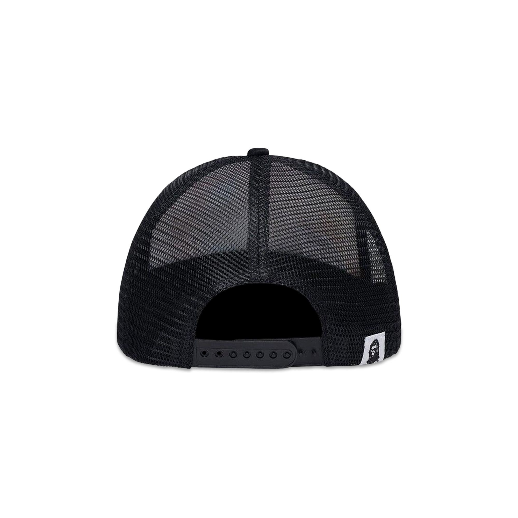 BAPE x KidSuper Sta Logo Rhinestone Trucker Cap Multicolor