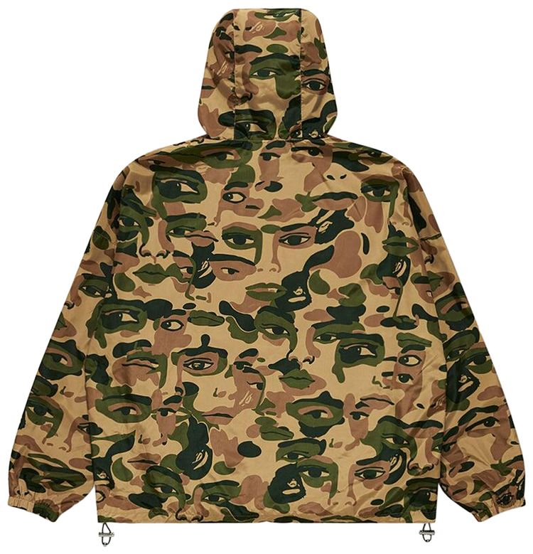 BAPE x KidSuper Camo Lightweight Jacket Green