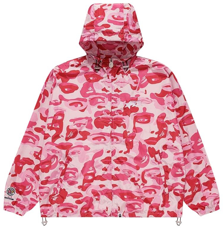 BAPE x KidSuper Camo Lightweight Jacket Pink
