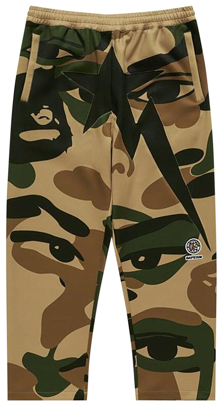 BAPE x KidSuper Patchwork Trackpants Green
