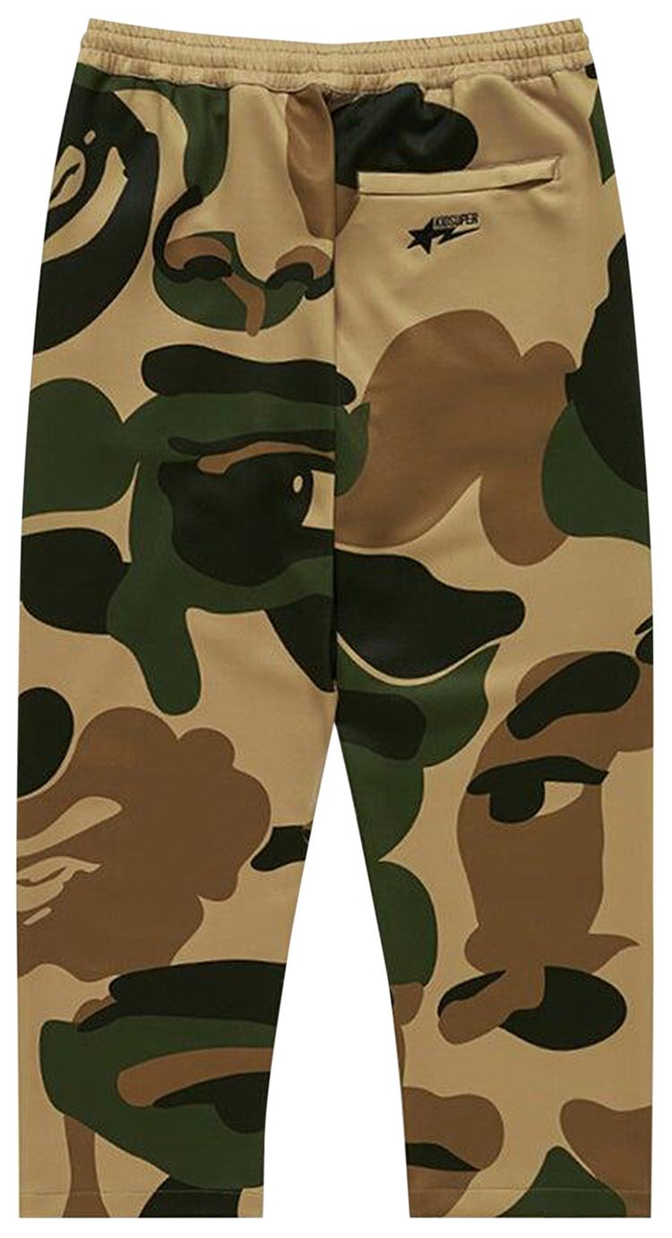 BAPE x KidSuper Patchwork Trackpants Green