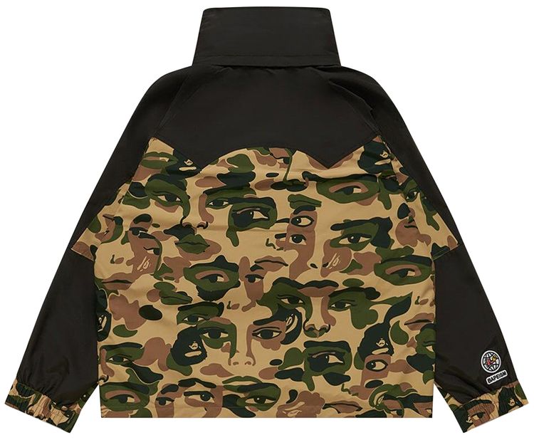 BAPE x KidSuper Camo Snowboard Jacket Green