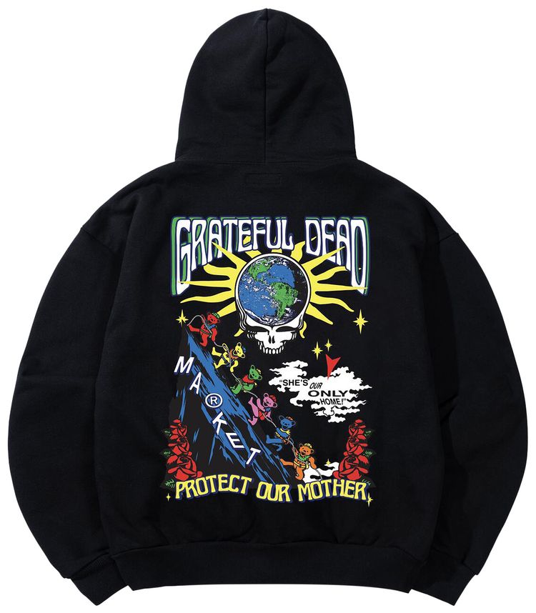 Market x Grateful Dead Protect Mother Earth Hoodie Black