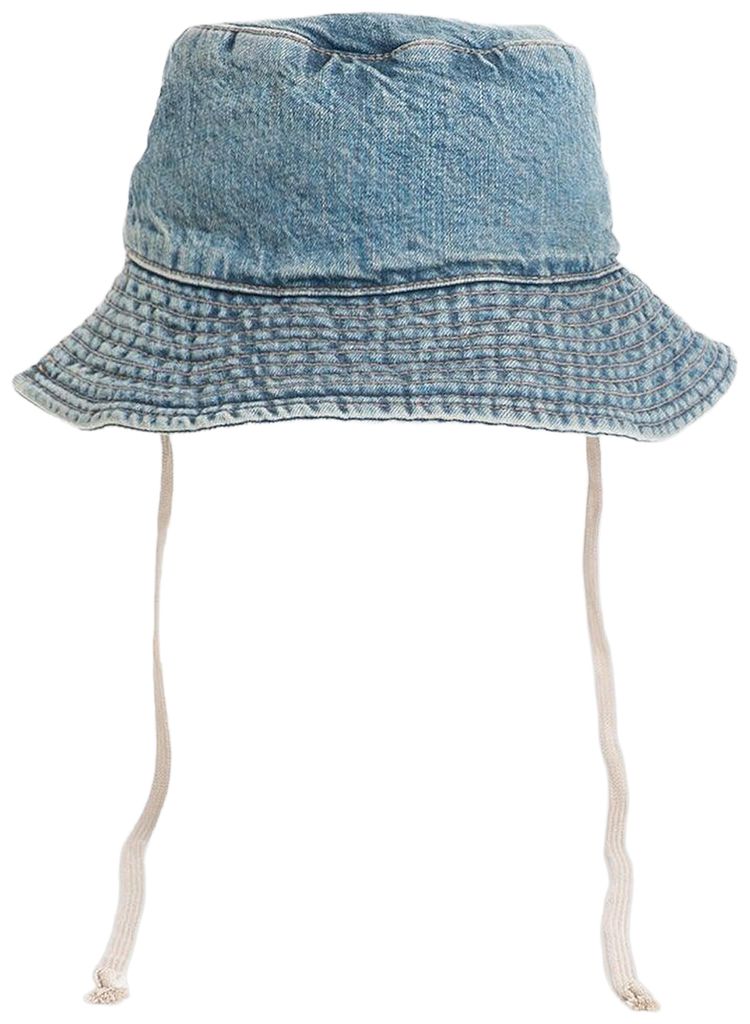 Rick Owens DRKSHDW Gilligan Hat Washed Indigo