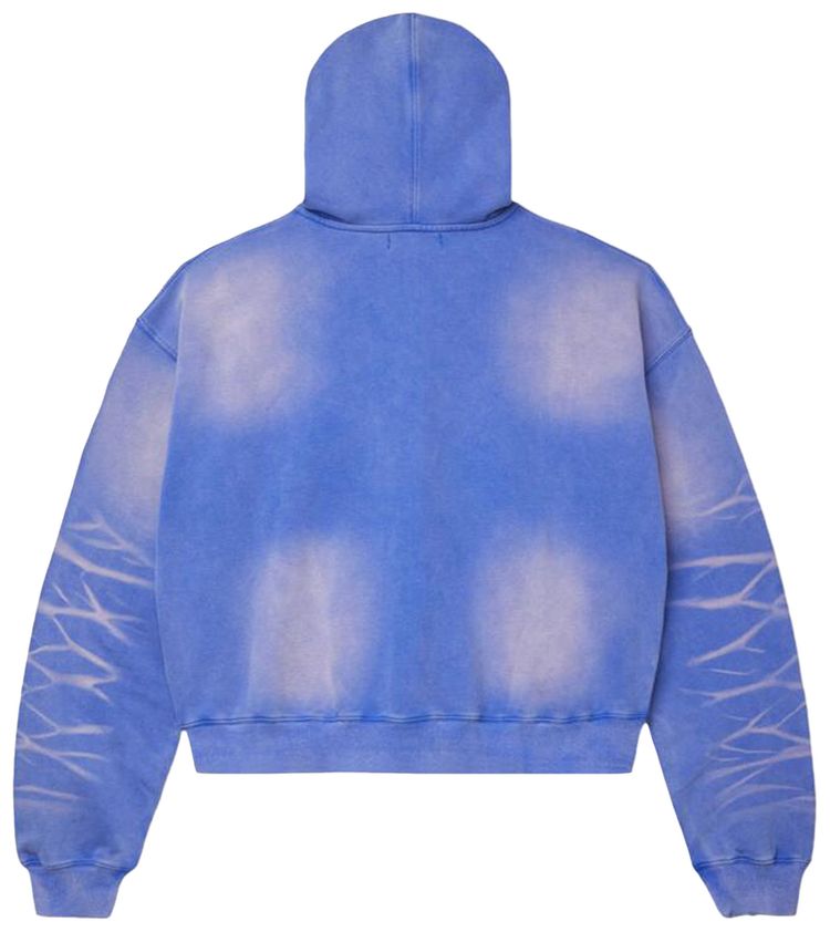 Vale Forever Wildflower Garden Zip Up Hoodie Blue