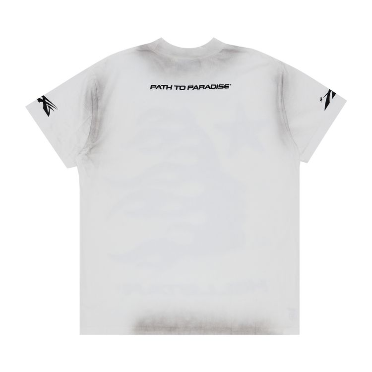 Hellstar Thorn Glitter T Shirt Dirty White