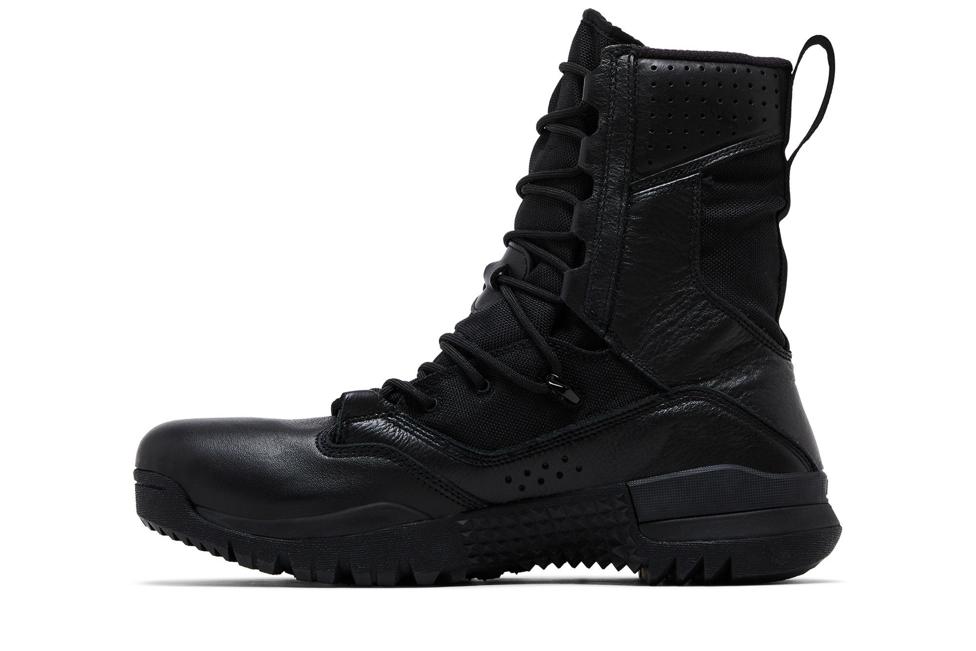 black nike field boots