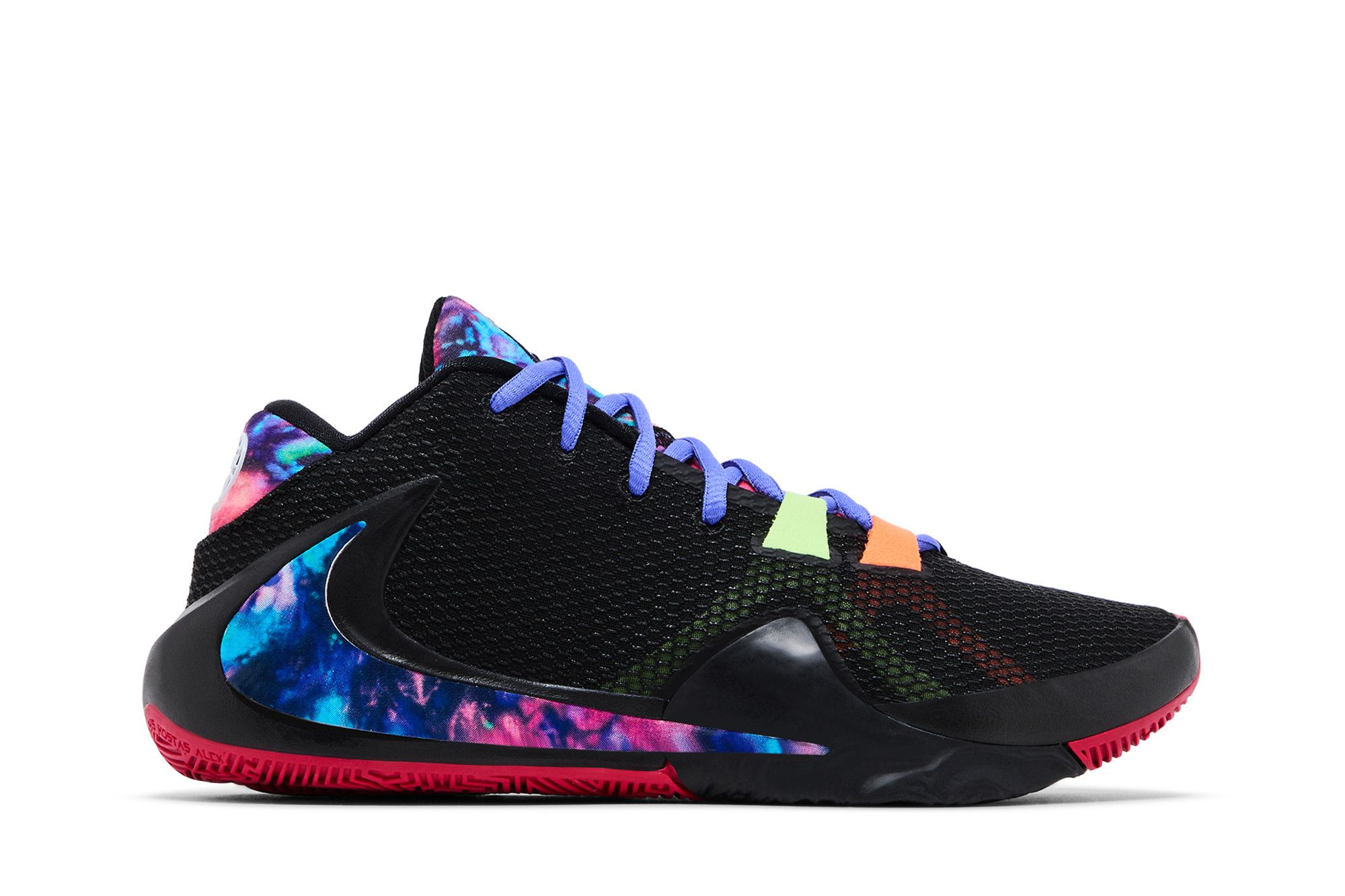 【美品】NIKE Zoom Freak1 id New Nike Zoom Freak 1 WHAT THE Size 17 CT8476 800 Giannis Roots