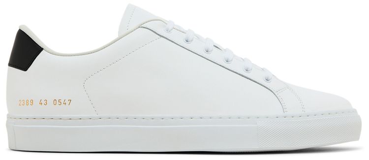 Common Projects Retro Low White Black