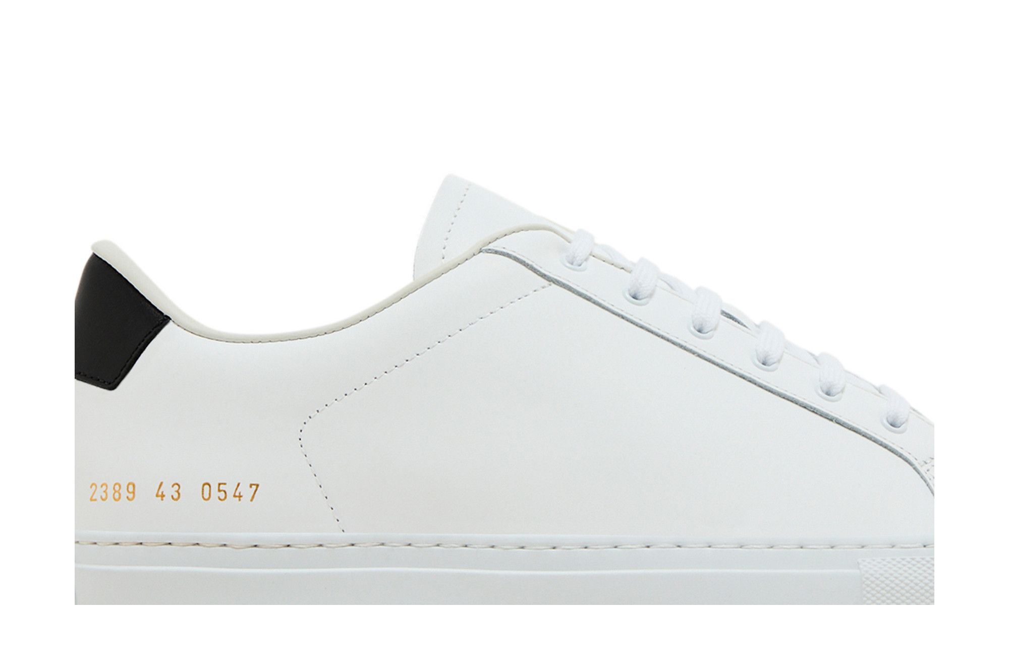 Buy Common Projects Retro Low 'White Black' - 2389 0547 | GOAT