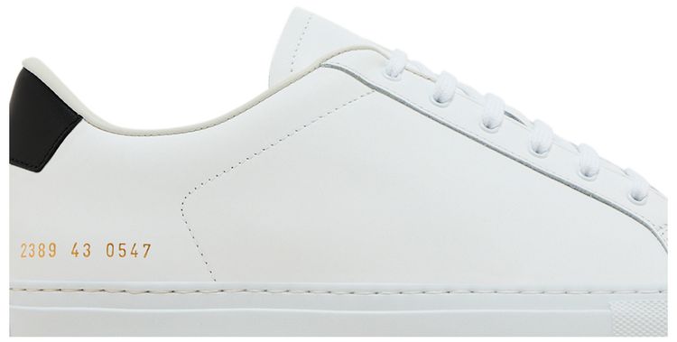 Common Projects Retro Low White Black