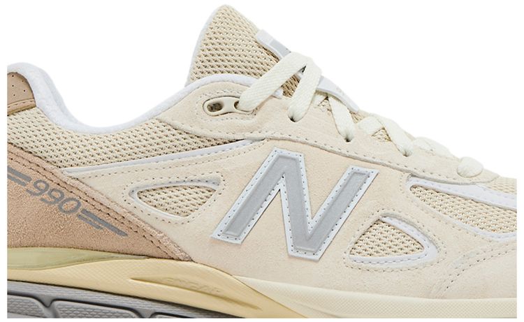 New Balance Teddy Santis x 990v4 Big Kid Wide Limestone