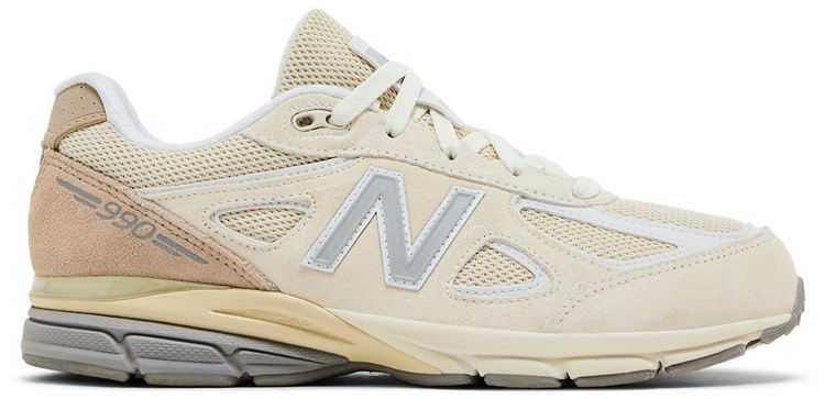 New Balance Teddy Santis x 990v4 Big Kid Wide Limestone