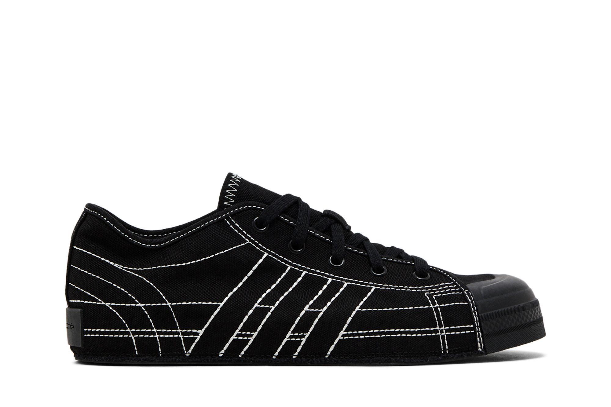 スニーカー Y-3 FW24 'Nizza Lo' sneakers (IF2041 BLACKWHITE) adidas Y-3 Nizza Low - Black | Free Shipping with adiClub