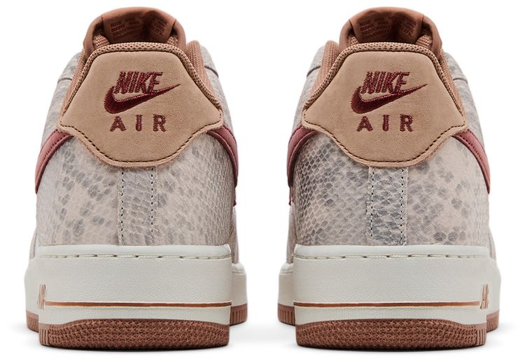 Nike Air Force 1 07 LV8 Snakeskin Pack   Canyon Rust