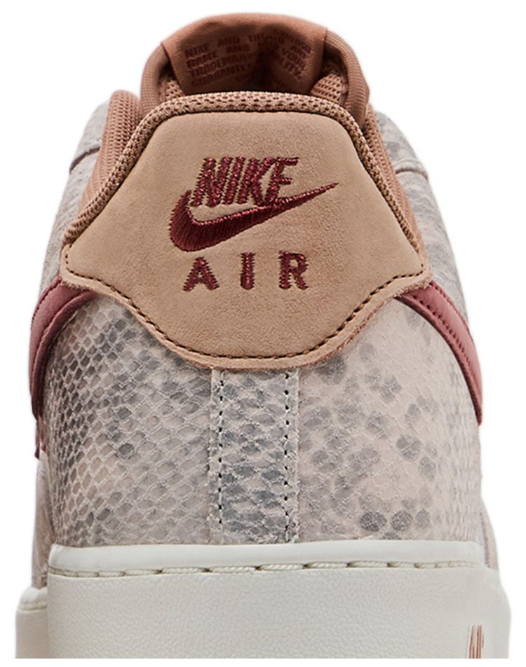 Nike Air Force 1 07 LV8 Snakeskin Pack   Canyon Rust