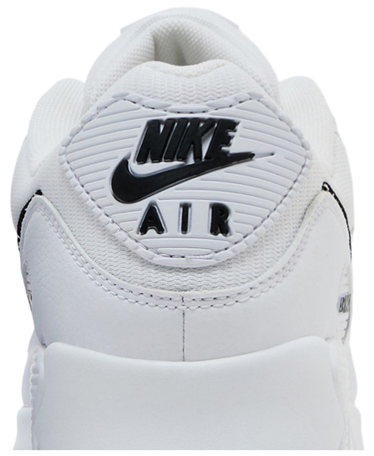 Nike Air Max 90 White Black Outlined Swoosh