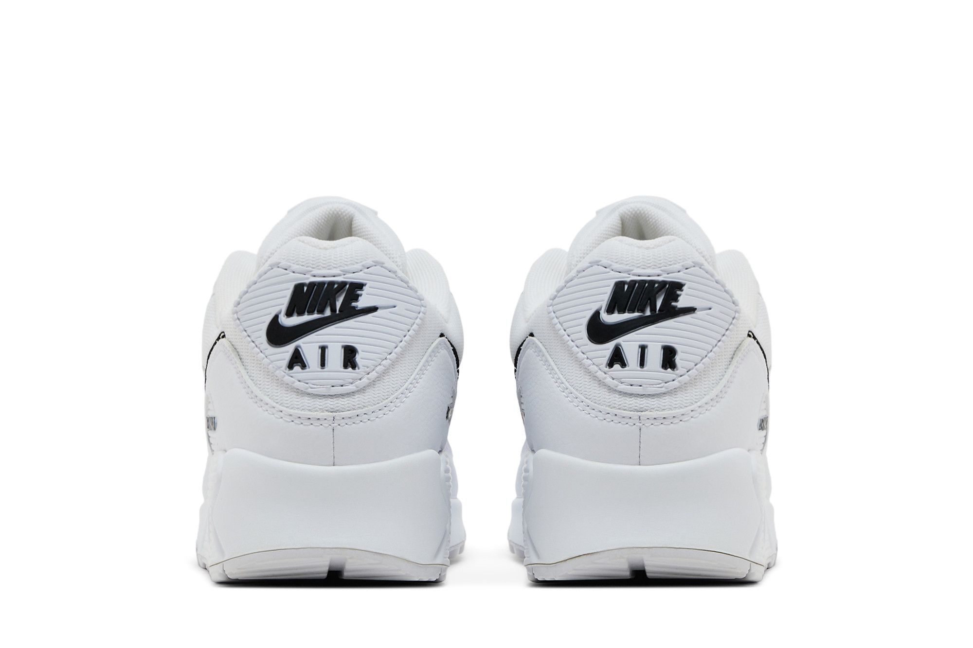 nike air max 90 white black swoosh