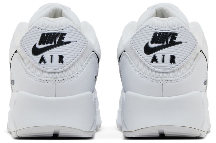 Nike Air Max 90 White Black Outlined Swoosh