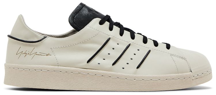 Adidas Y 3 Superstar Talc Black