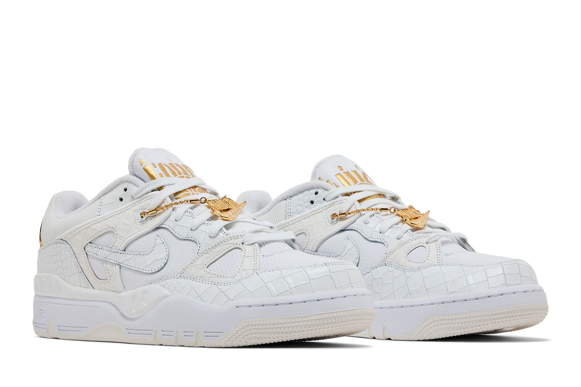 Buy Nigo x Air Force 3 Low 'White Metallic Gold' - HF7630