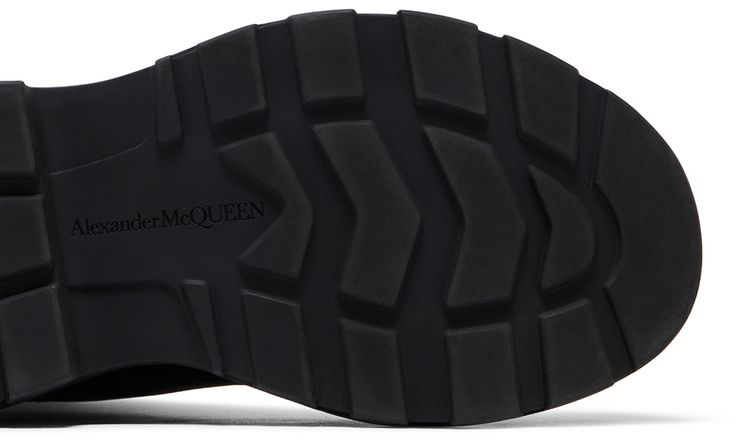 Alexander McQueen Wmns Tread Slick Knee High Boot Black