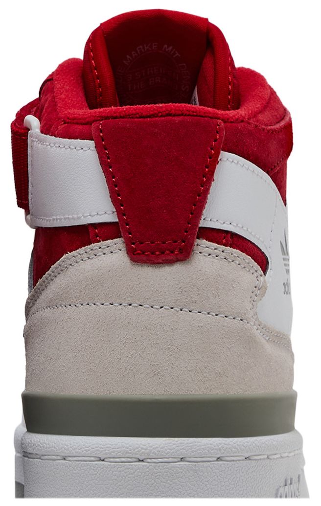 Adidas Forum Mid White Scarlet