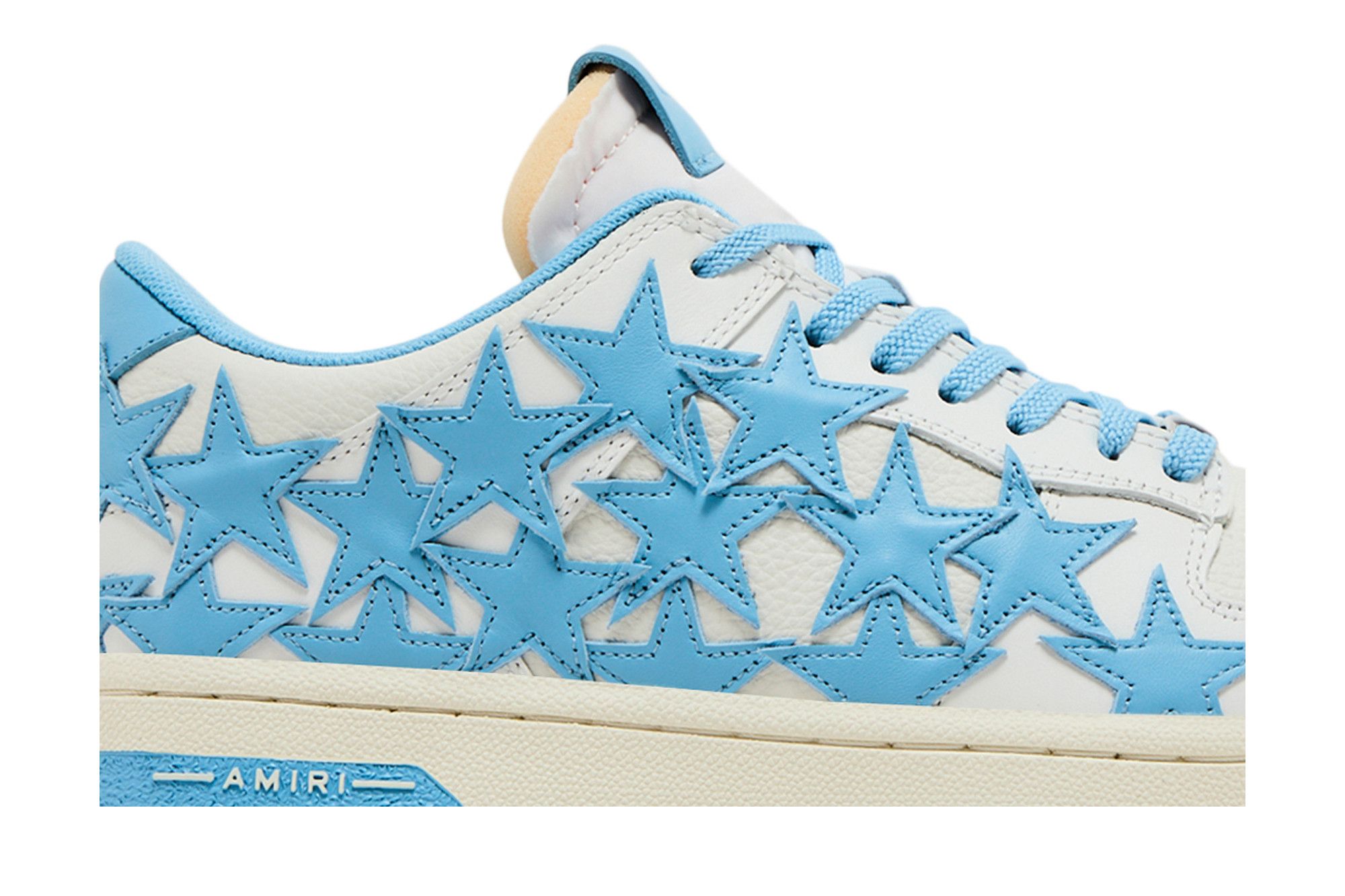 【AMIRI】ブルー＆ホワイト Stars Low スニーカー AMIRI Blue & White Stars Low Sneakers Amiri