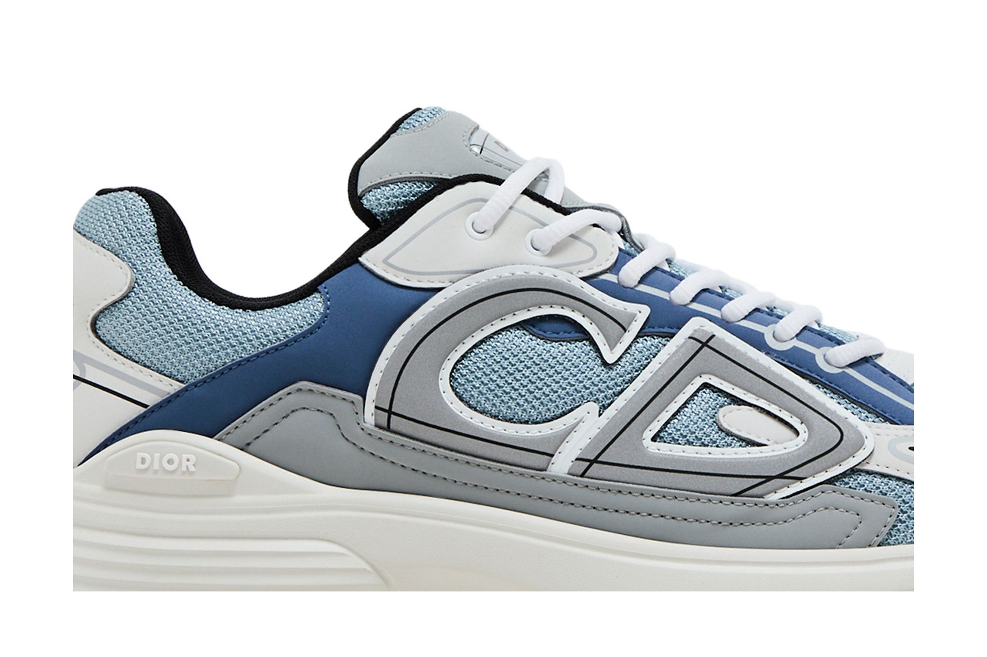 スニーカー DIOR 3SN279ZRB_H560 B30 SNEAKERS Dior B30 Light Blue Mesh / Gray - Jun 2024 - 3SN279ZRB-H560