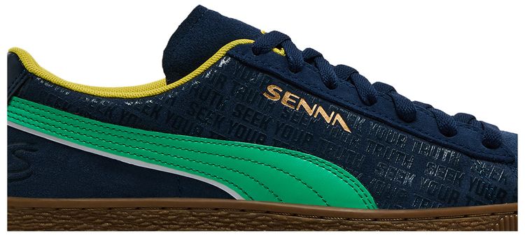 Ayrton Senna Institute x Puma Suede Senna A Vida