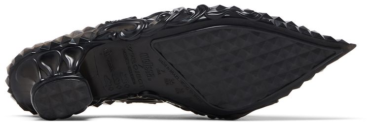 YProject x Melissa Wmns Court Shoe Heel Clear Black